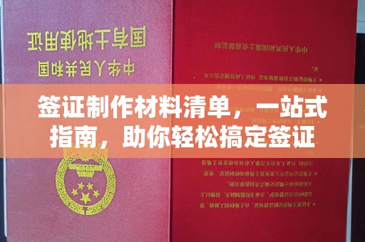 盘山签证制作材料清单，一站式指南，助你轻松搞定签证