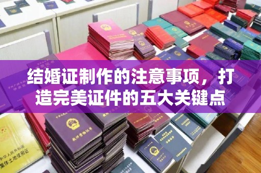 盘山结婚证制作的注意事项，打造完美证件的五大关键点