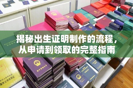盘山揭秘出生证明制作的流程，从申请到领取的完整指南