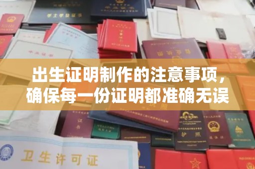 盘山出生证明制作的注意事项，确保每一份证明都准确无误